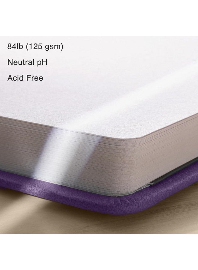 Artisto 8.5X11" Premium Hardcover Sketchbook Pack Of 2 (160 Sheets) 125 Gsm Acid Free Drawing Paper Hardbound Sketch Pad With Inner Pocket Elastic Closure And Bookmark Ribbon  - Image 3