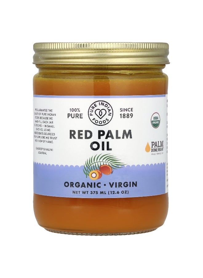 Pure Indian Foods Pure Indian Foods, Red Palm Oil, 12.6 oz (375 ml)  - Image 1