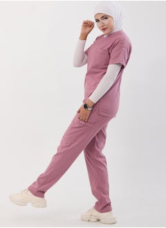 sezer Women's Caesar Scrub - Soft cotton Kashmir for your brilliance and comfort every work day!  - Image 2