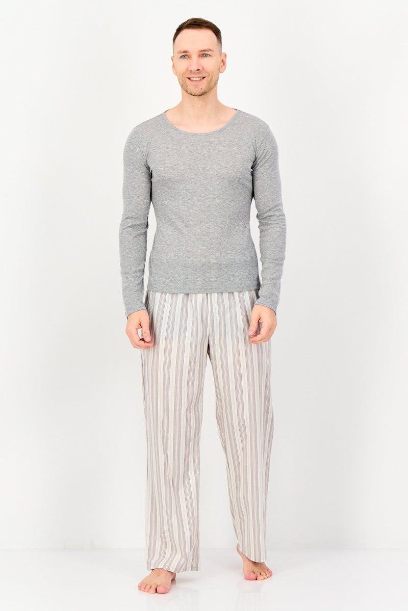 English Laundry Men 2 Pieces Top And Pajama Pants Set, Multicolor - Image 1