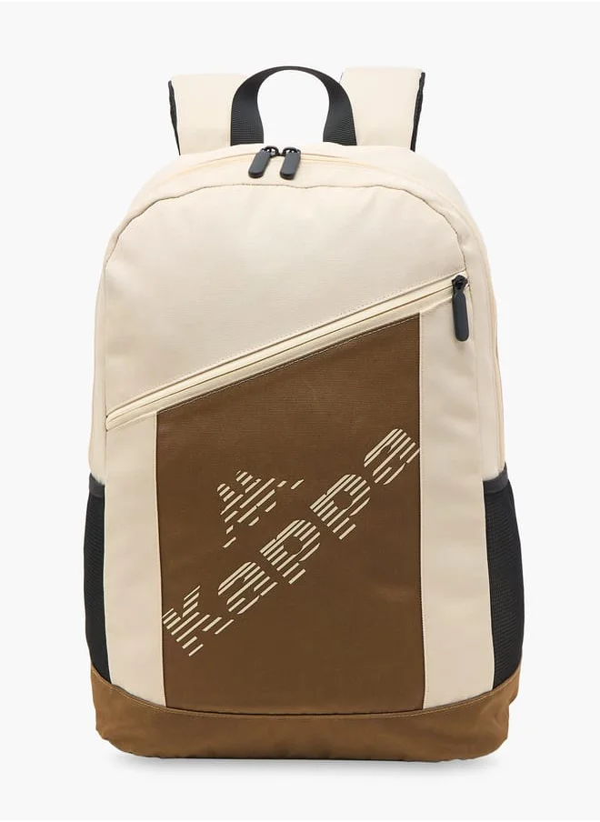 Kappa Boys Logo Print Backpack with Adjustable Shoulder Straps - 44x31x17 cm