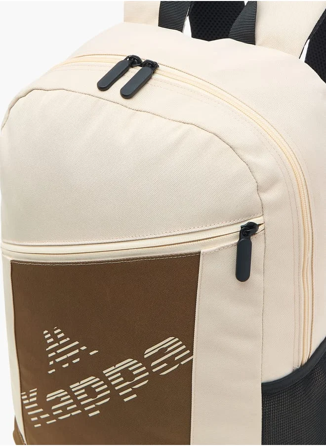 Kappa Boys Logo Print Backpack with Adjustable Shoulder Straps - 44x31x17 cm