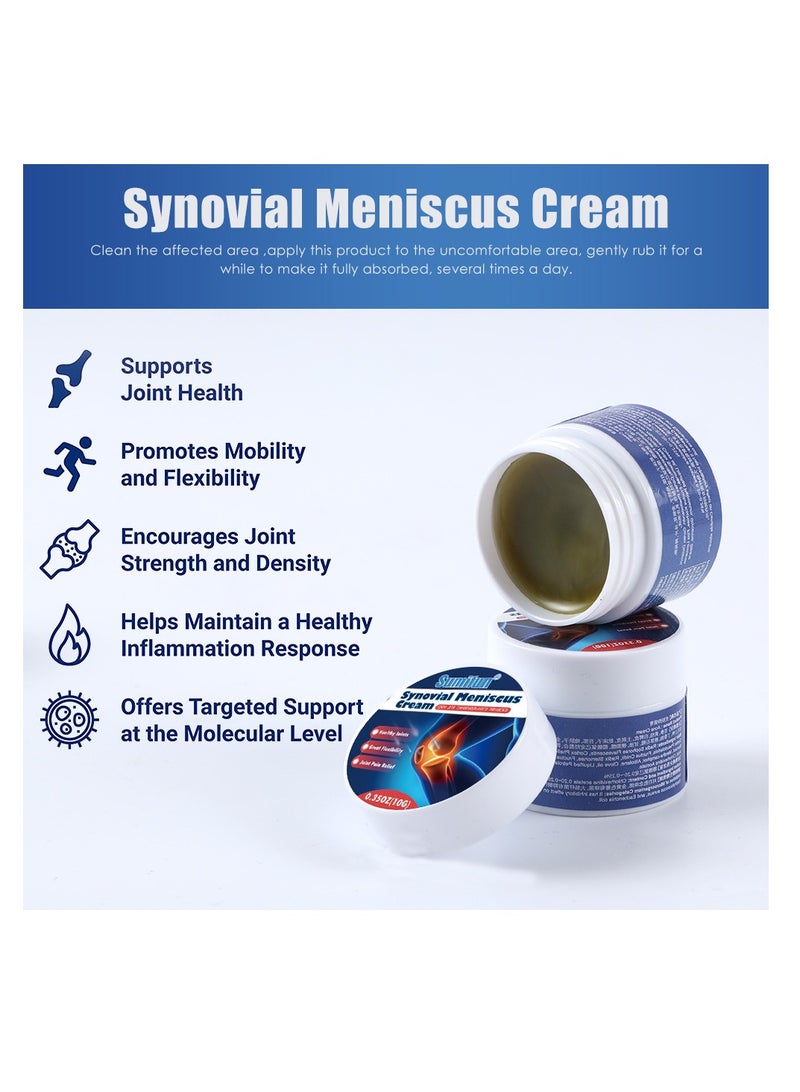 Sumifun (3Pcs)Knee Joint Pain Relief Ointment - Cold Gel for Tendonitis and Foot, Joint & Bone Therapy Cream Synovial Meniscus Cream - Image 4