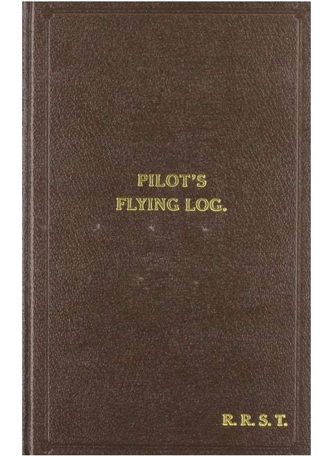 Wing Commander Robert Stanford Tuck Flying Log Book