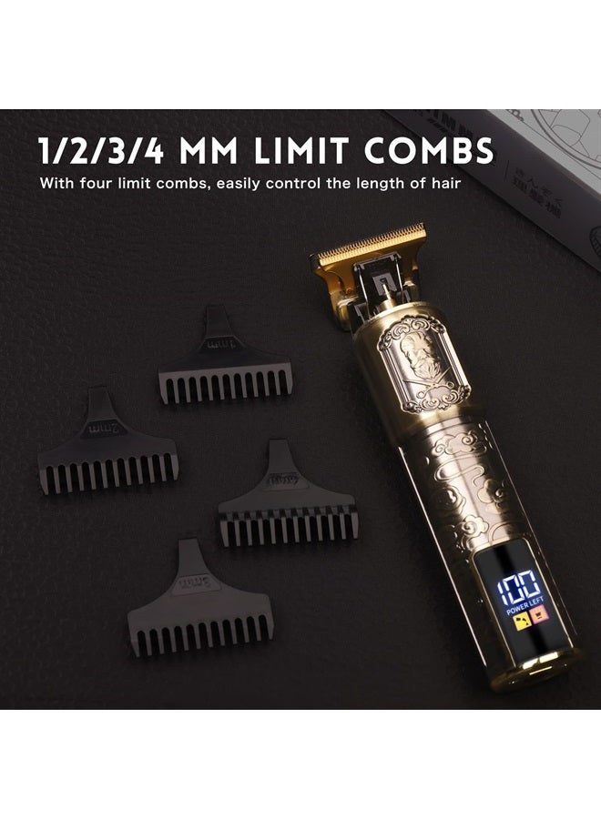 UFREE مقص شعر اللحية للرجال احترافي، مجموعة قص الشعر، ماكينة حلاقة كهربائية، أدوات حلاقة بدون سلك، هدايا للرجال - Image 2