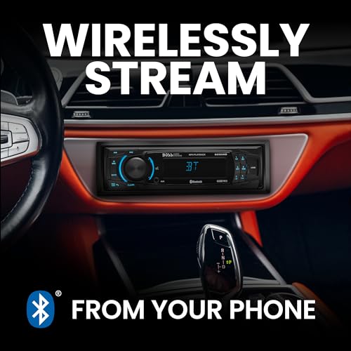 BOSS AUDIO SYSTEMS نظام الصوت BOSS 625UAB ستيريو سيارة أحادي الدين مع بلوتوث - بدون مشغل CD/DVD، جهاز استقبال راديو AM/FM، مدخل Aux، USB - Image 3