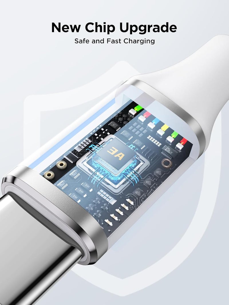 Aioneus Type C Cable 2M USB C Cable Nylon Braided USB C Cord Fast Charging USB to Type C for iPhone 17 16 15 Pro Max Air, Galaxy S25 S24, iPad, MacBook Pro, Switch, Huawei, PS5, etc - Image 2