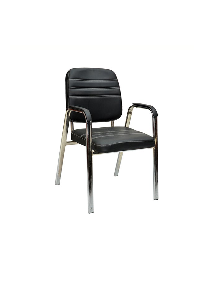 KARNAK Modern Design PU Leather Visitor Chair With Steel Metal Frame Waiting Room Chair For Home Office And Hospital  - Image 3