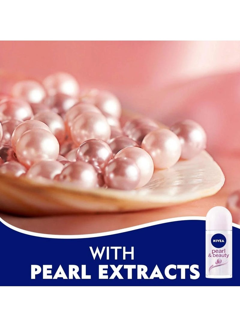 نيفيا مزيل عرق رول اون بيرل و بيوتي - 50 مل - Image 3