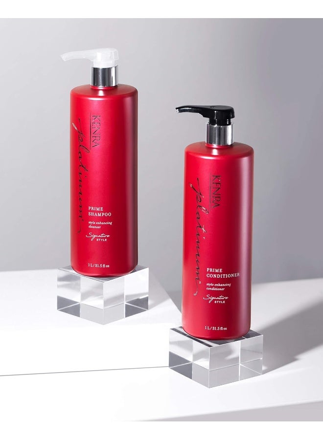 Kenra شامبو كينرا بلاتينوم برايم | معزز للتصفيف | لجميع أنواع الشعر | 31.5 أونصة سائلة - Image 2