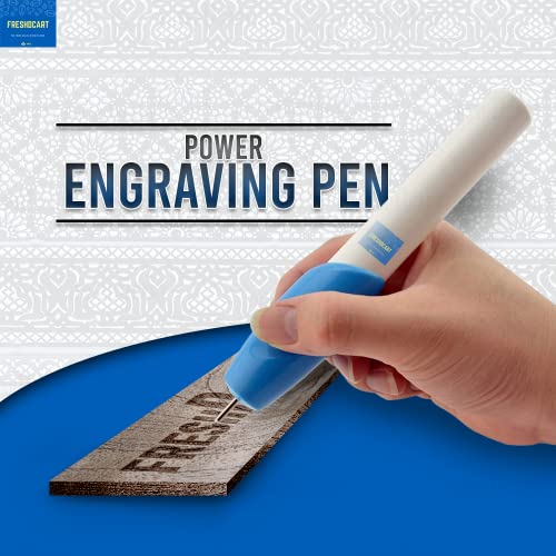 FreshDcart Engraver Machine Pen It Micro Carving Engrave and Etching Tool Nib for All Glass Metal Plastic Wood 1-Pieces - Image 4