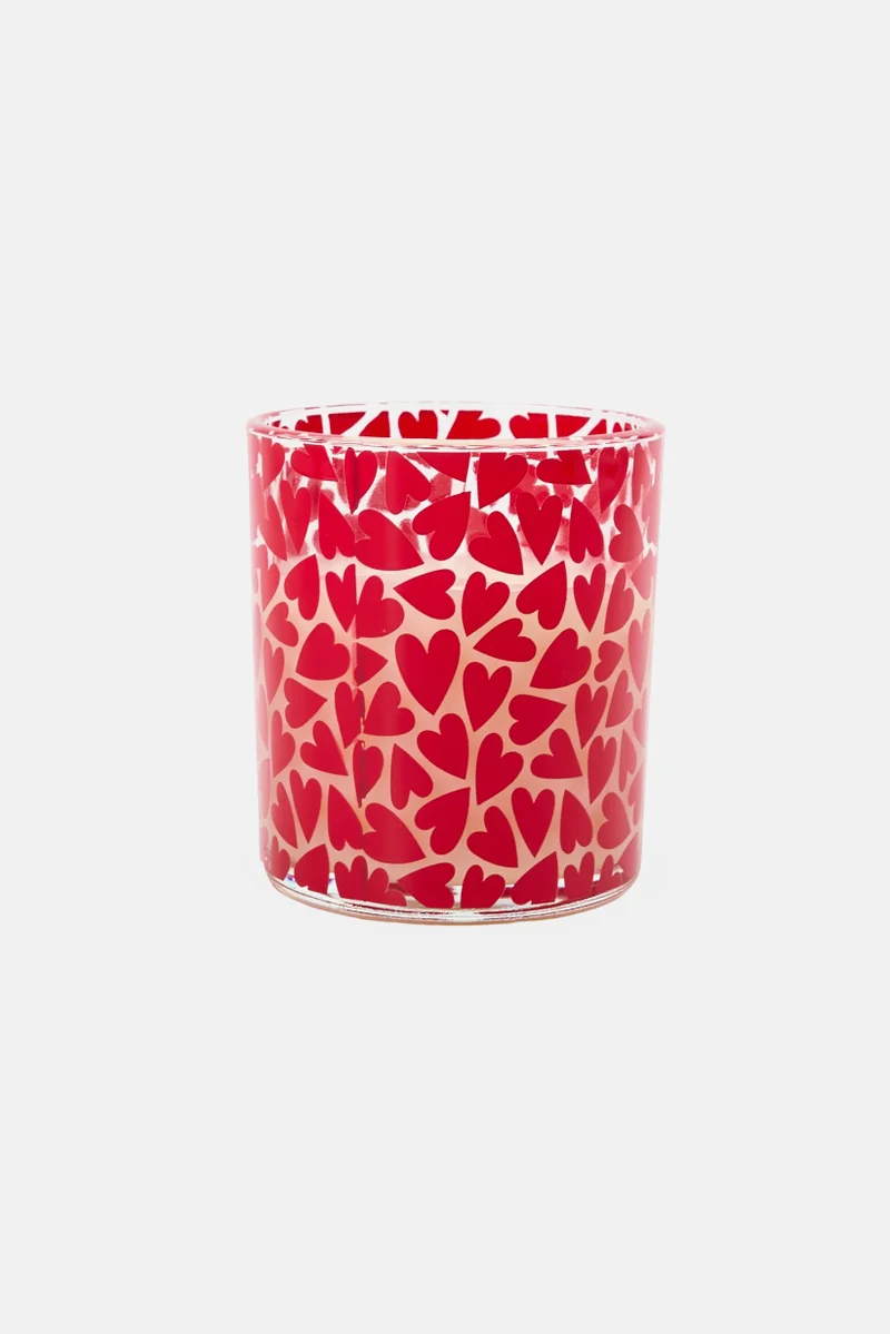 موي موتشو شمعة زجاجية برائحة الورد والفانيليا، ١٢٠ جرام