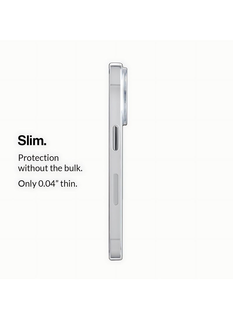 AJYAL - Clear Magnetic Case for iPhone 14 Pro [Magnetic Wireless Charging] Shockproof Phone Bumper Case, Anti-Scratch Classic Hybrid Case for iPhone 14 Pro [Clear Back] - Image 1