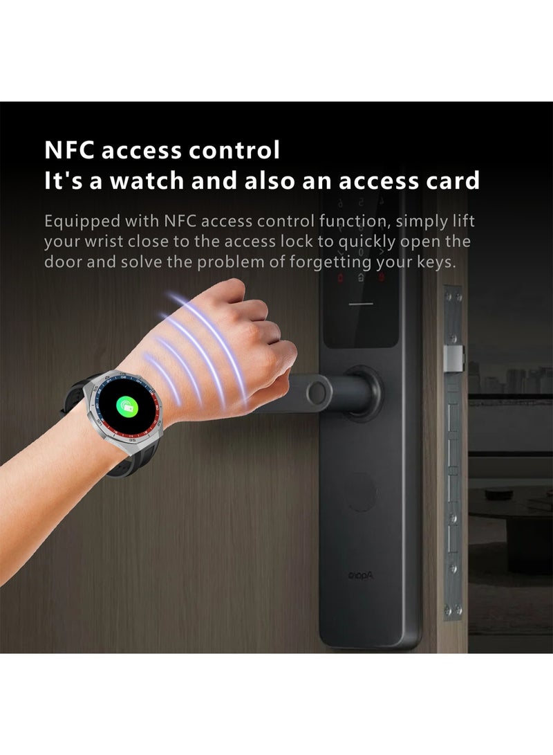 Haino Teko Haino Teko RW-65 AMOLED Smart Watch with IP68 Water Resistant and Medical Measurements(Silver) - Image 5