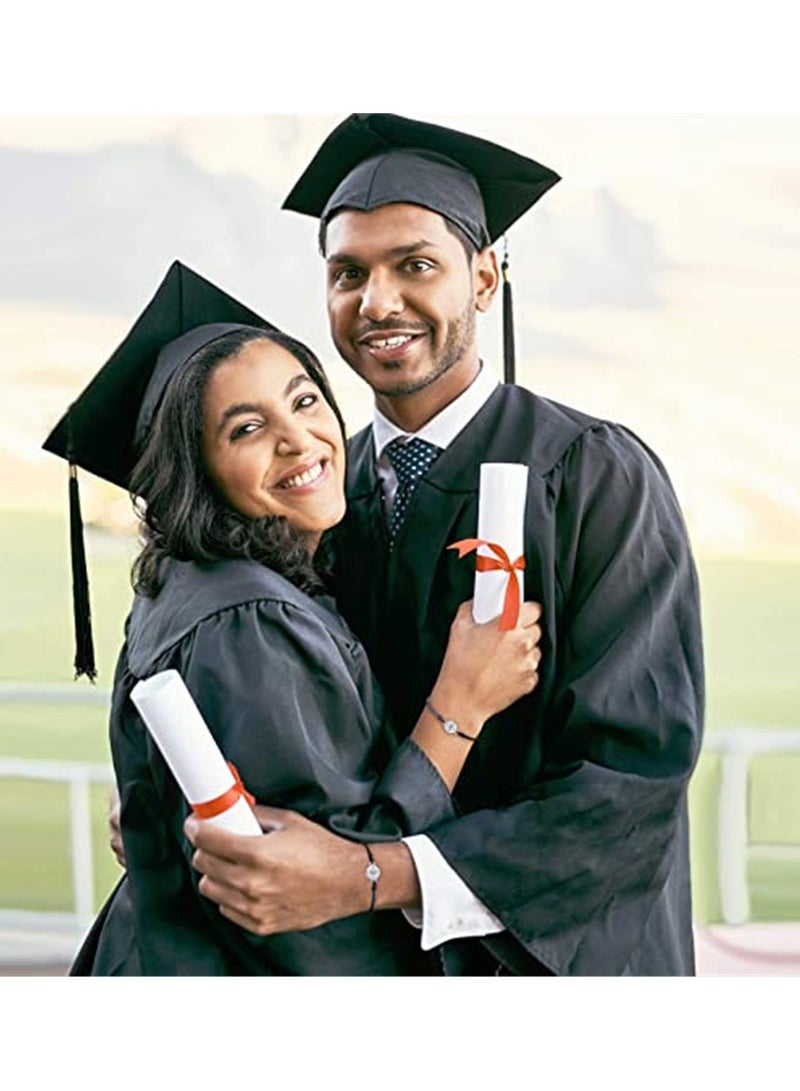 Zikra Boys Bracelet, Compass Bracelet Graduation Gift 2022 Compass Knit Adjustable Bracelet Ornament Graduation Card Bracelet for Seniors College High School for Best Friend and Daughter - Image 4