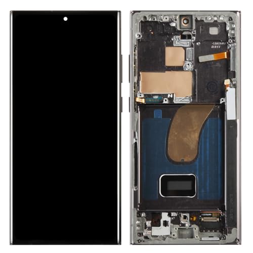 Yondista شاشة AMOLED لجهاز سامسونج جالاكسي S23 ألترا بديل شاشة SMS918U S918A S918W مع إطار باللون الأسود نسخة الولايات المتحدة - Image 3