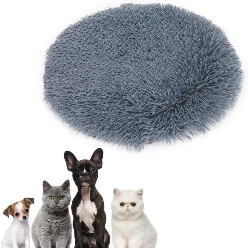 Plush Electric Blanket Heating Mat USB Pet Winter Mat 15.7" Silver Gray for Cats Small Dogs (Silver Grey) - Image 2