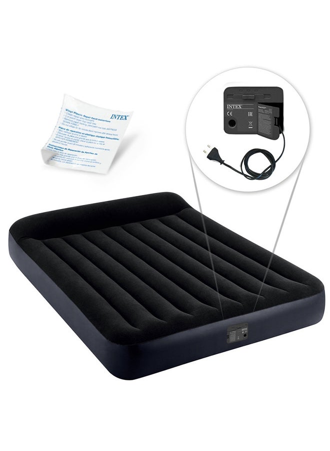 INTEX Dura Beam Standard Series - Pillow Rest classic Air bed fabric Black 152x203x25cm - Image 2