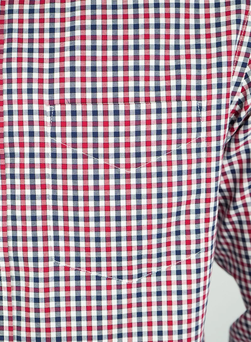 GIORDANO  Men’s Cotton Oxford Wrinkle Free Long-Sleeve Shirt for Men | Best Price UAE