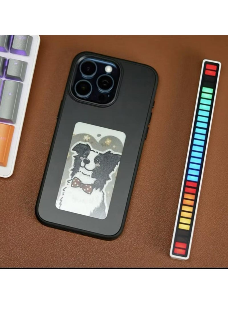 Generic - Ink Type Smart Phone Case for iPhone 15 / iPhone 15 Pro / iPhone 15 Pro Max, NFC DIY Phone Case with Customizable Pictures, Shockproof Anti-Scratch Protective Cover Long Lasting Screen - Image 1