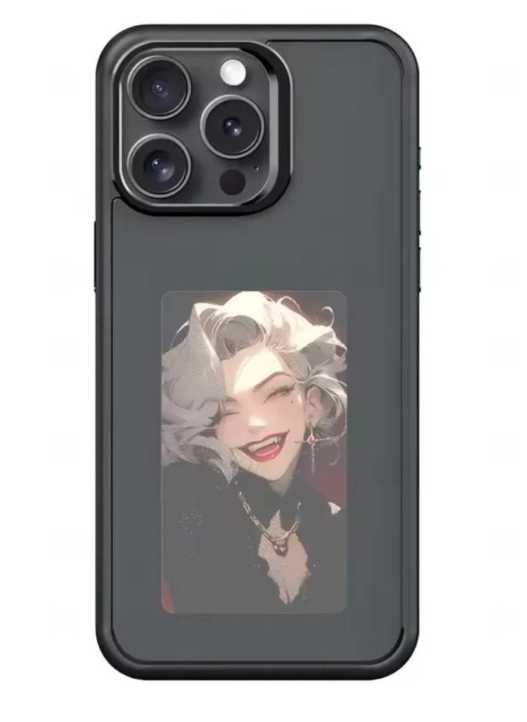 Generic - Ink Type Smart Phone Case for iPhone 15 / iPhone 15 Pro / iPhone 15 Pro Max, NFC DIY Phone Case with Customizable Pictures, Shockproof Anti-Scratch Protective Cover Long Lasting Screen - Image 1