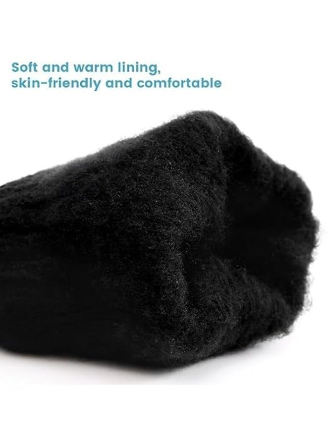 Winter Gloves for Men, Women Cold Weather Thermal Warm Knit Glove, Windproof Thermal Insulated Gloves, Good Elasticity, Stylish Design, for Hiking, Skiing, Running, Cycling - Image 4