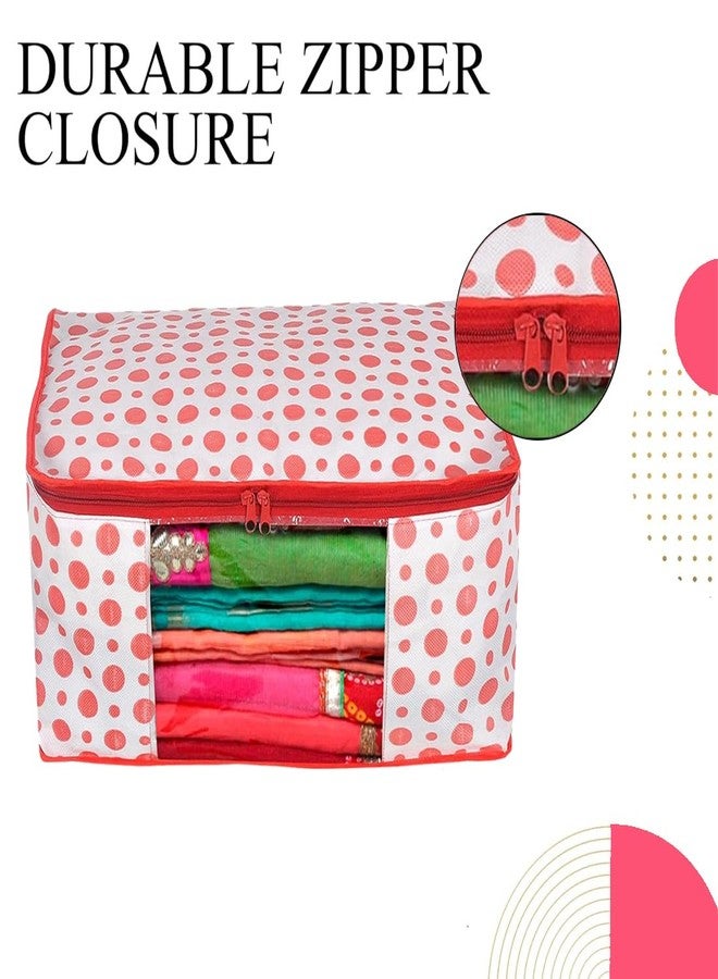 Shaping Fabric Garment Cover Non-Woven 90 GSM with Transparent Window & Double Metal Zipper - Pack of 1 | Dustproof Clothes Storage Bag for Sarees, Suits, Jackets, Shirts SCXLRL1582493517524148523940 - Image 5