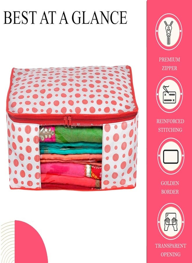Shaping Fabric Garment Cover Non-Woven 90 GSM with Transparent Window & Double Metal Zipper - Pack of 1 | Dustproof Clothes Storage Bag for Sarees, Suits, Jackets, Shirts SCXLRL1582493517524148523940 - Image 4