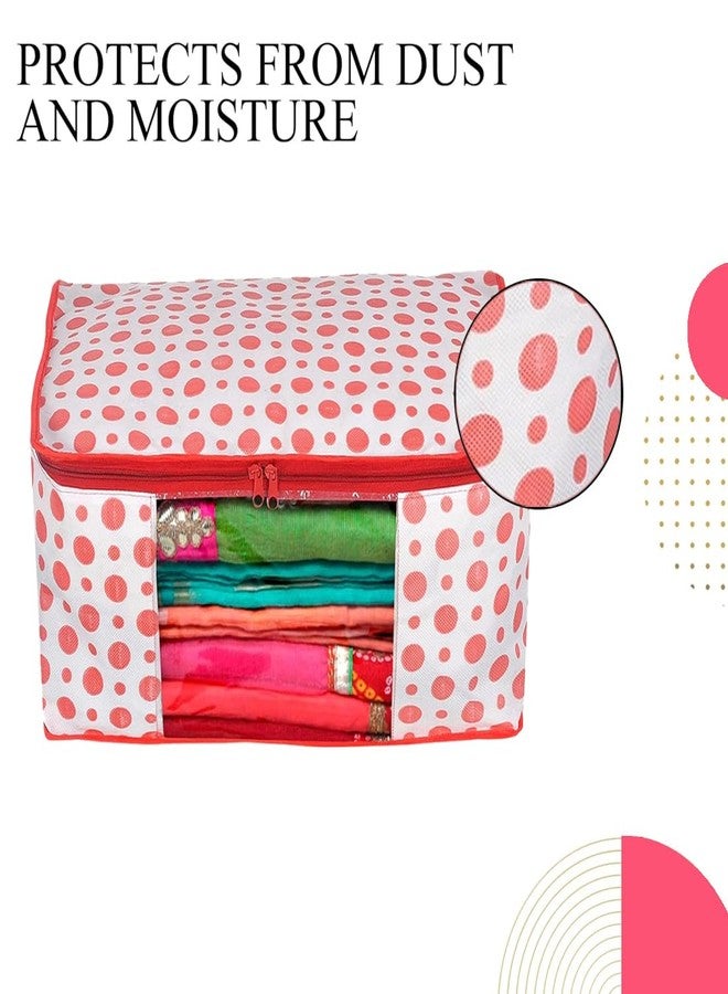 Shaping Fabric Garment Cover Non-Woven 90 GSM with Transparent Window & Double Metal Zipper - Pack of 1 | Dustproof Clothes Storage Bag for Sarees, Suits, Jackets, Shirts SCXLRL1582493517524148523940 - Image 3
