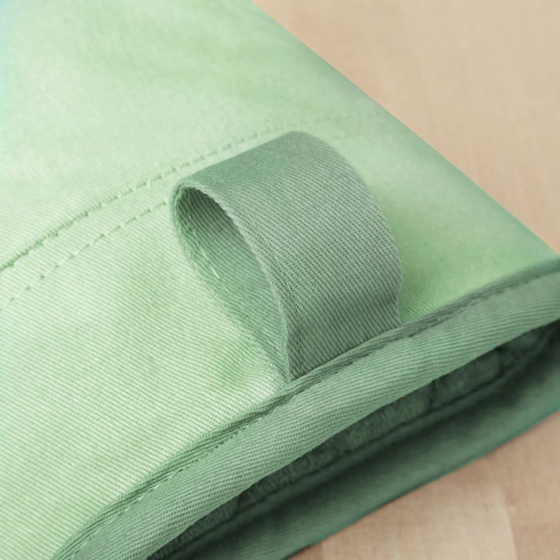 KitchenAid Beacon Two-Tone Non-Slip Mini Oven Mitt Set  Pistachio/Graphite Green  5.5""x8""  2 Piece - Image 4