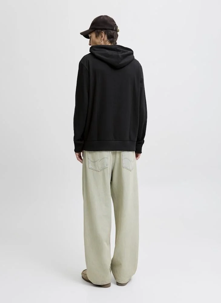 JACK & JONES Text Print Pullover Hoodie