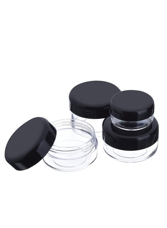 ONWON 10 Pieces Empty Clear Plastic Makeup Sample Containers With 2 Pieces Mini Spatula 3/5 / 10/15 / 20 Gram Size Cosmetic Pot Jars With Screw Cap Lids - Image 4