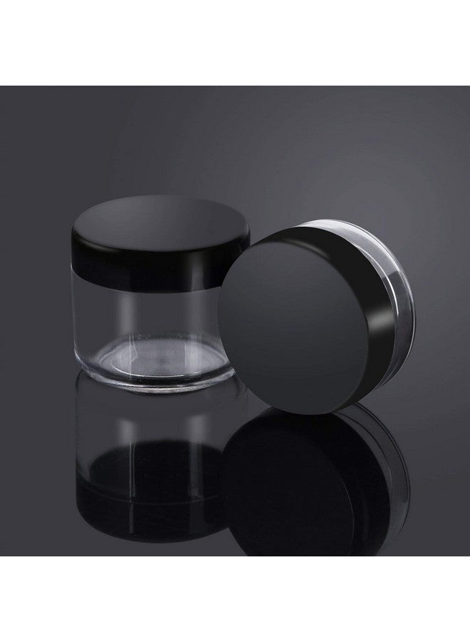 ONWON 10 Pieces Empty Clear Plastic Makeup Sample Containers With 2 Pieces Mini Spatula 3/5 / 10/15 / 20 Gram Size Cosmetic Pot Jars With Screw Cap Lids - Image 5