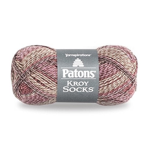 Patons Kroy Socks Yarn - (1) Gauge - 1.75 oz - Brown Rose - For Crochet, Knitting & Crafting - Image 4