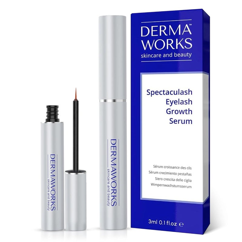 DERMAWORKS Lash Growth Serum  Enhancing Formula for Longer Fuller Eyelashes  3ml