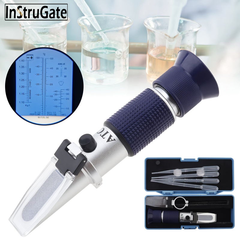 Blue Five in One Multifunctional ATC Tester Coolant Refractometer Kit - Image 1