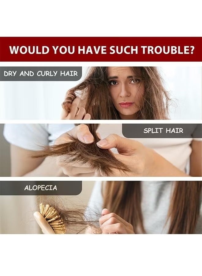 BARUBT Batana Oil For Hair Growth, Natural Organic Hair Conditioner, Repairs Damaged Hair, Leaves Hair Smoother, Natural Hair Growth Oil, Helps With Frizz, For All Hair Types - Image 3