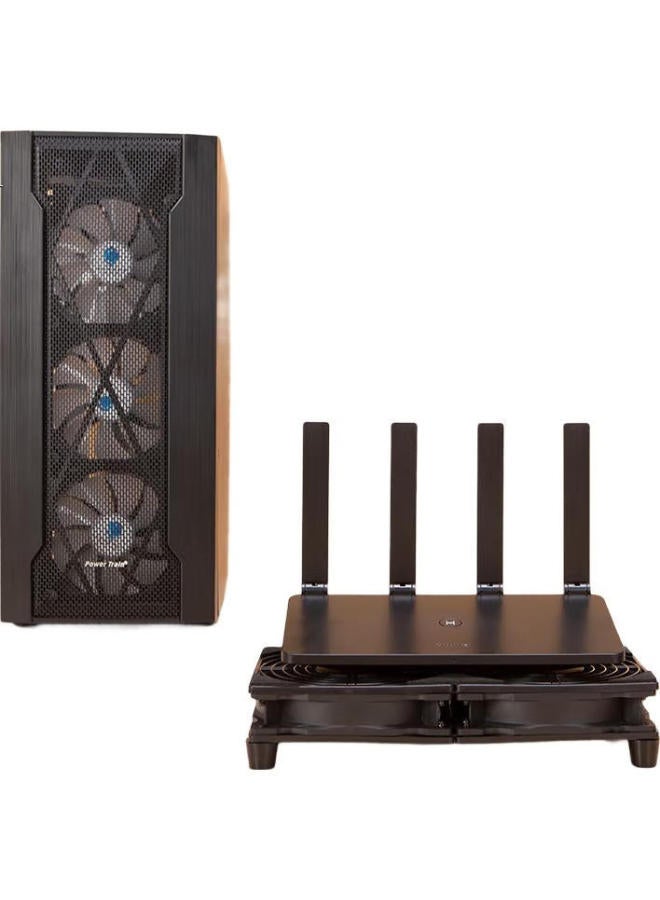 Linkstone Router Cooling Fan Cat Optical Modem Tv Set-Top Box Radiator (High Air Volume/Usb Interface/) - Image 2