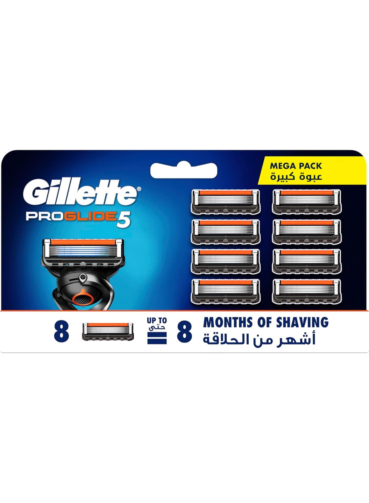 Gillette 8 Pieces Pro Glide Blades