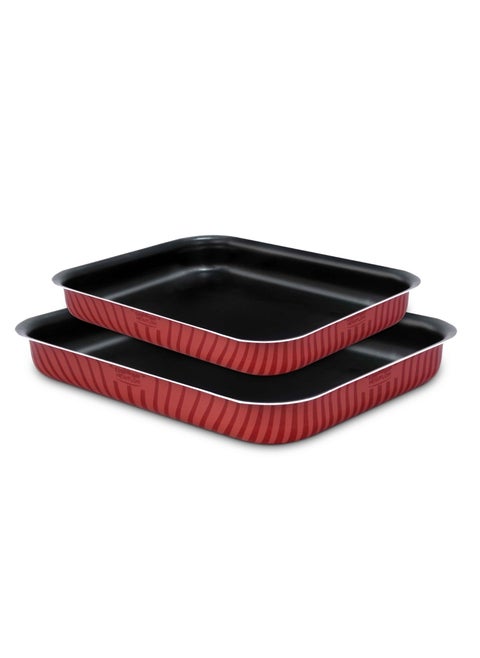 Newflon Rectangular Oven Tray set 2 Pieces