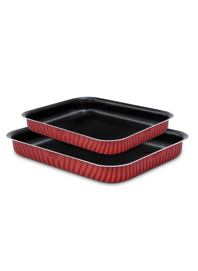 Newflon - Newflon Rectangular Oven Tray set 2 Pieces - Image 1