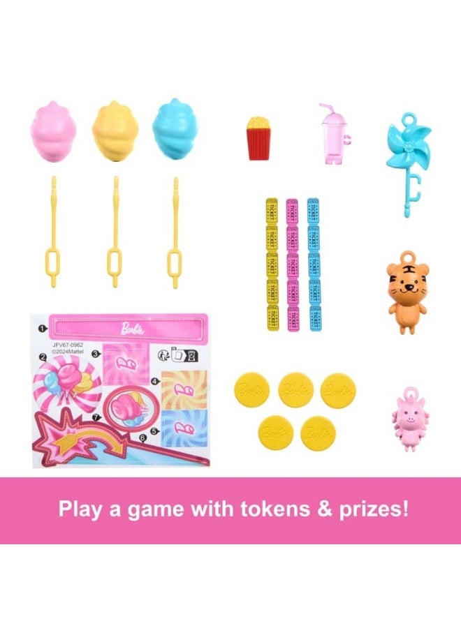 Barbie Mysteries Beach Detectives Malibu Treats And Game Booth Playset With 15+ Accessories - Image 2