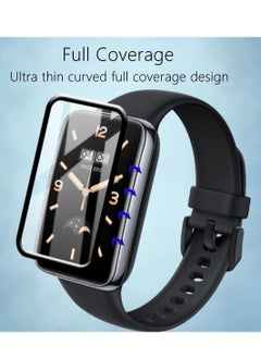 Generic Xiaomi Mi Band 7 Pro Screen Protector 3D Curved Full Coverage, Ultra HD Tempered Glass Screen Protector, Anti-Bubble, Anti-Scratch, Soft TPU Film  - Image 3