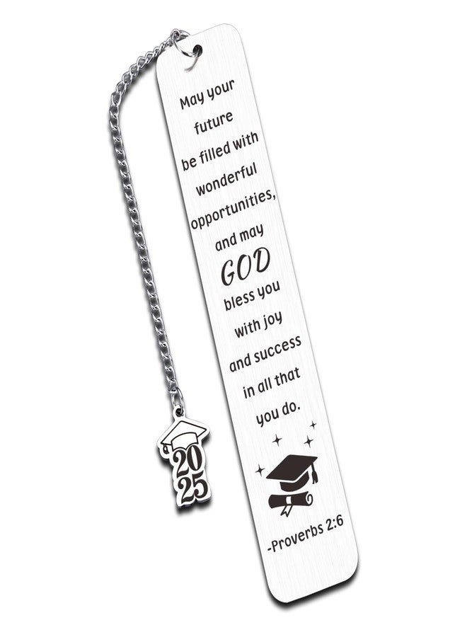 Perleddom Graduation Gifts for Her Class of 2025 College Graduation Gifts for Women Christian Graduation Bookmark Gifts for Women Men 2025 Year Graduation Religious Nurse Graduation Gifts for Women - Image 1