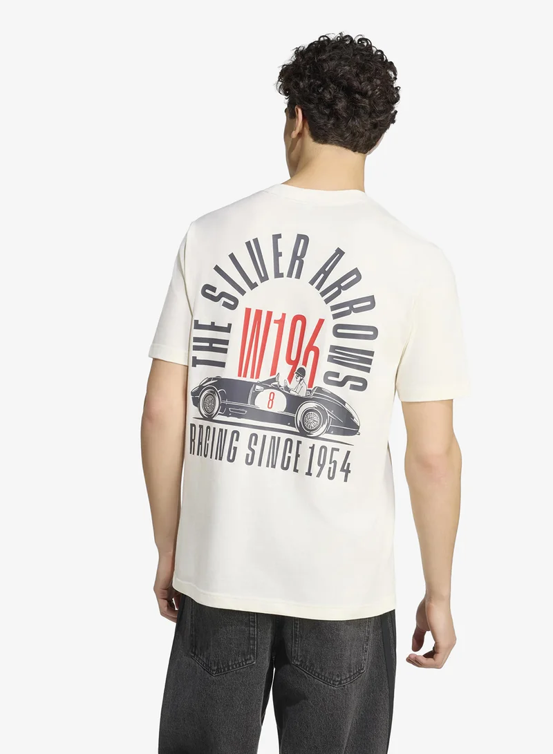 اديداس Mercedes Silver Arrows 1955 Graphic T-Shirt