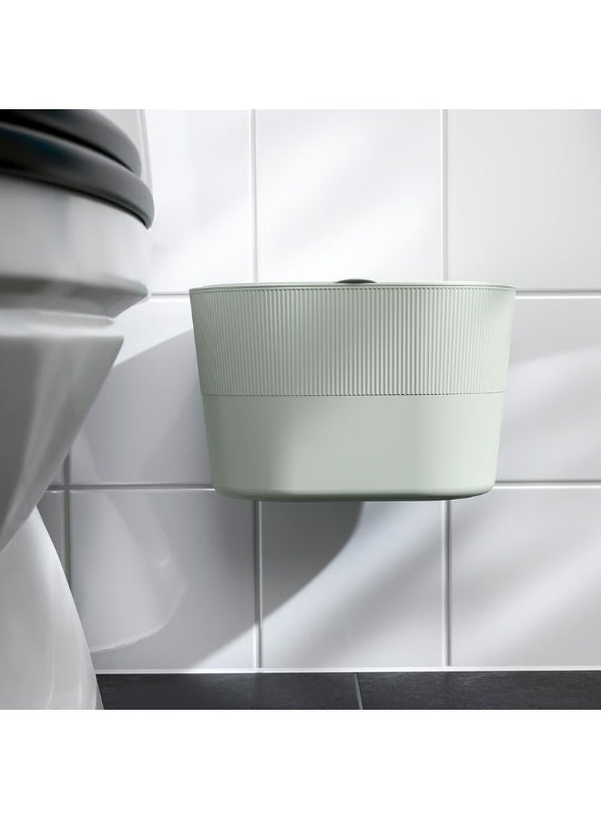 Waste Bin With Lid Self Adhesive Green 4L - Image 3