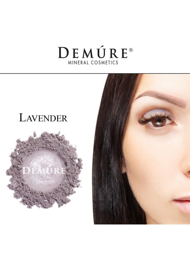 DEMÚRE Demure Mineral Make Up (Lavender Ice) Eye Shadow Shimmer Eyeshadow Loose Powder Glitter Eyeshadow Eye Makeup Professional Makeup - Image 5