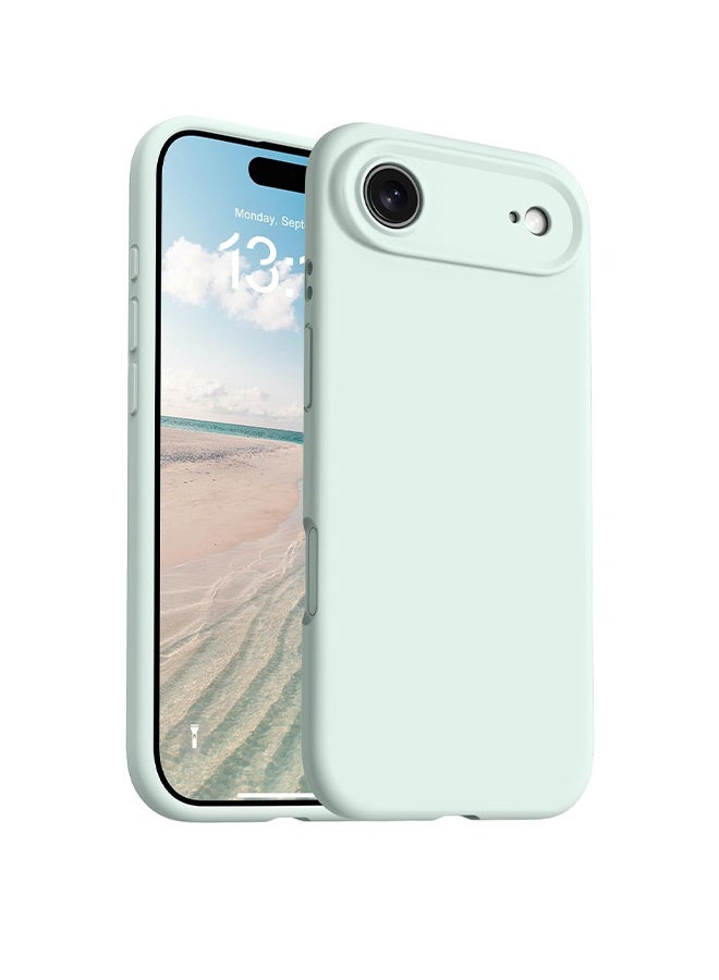 Magnetic for iPhone 17 Air Case,Compatible with Magsafe,Classic Liquid Silicone Mobile Phone Case,Integrated Camera Control Button,Anti-Scratch Microfiber Lining, Mint Green - Image 1