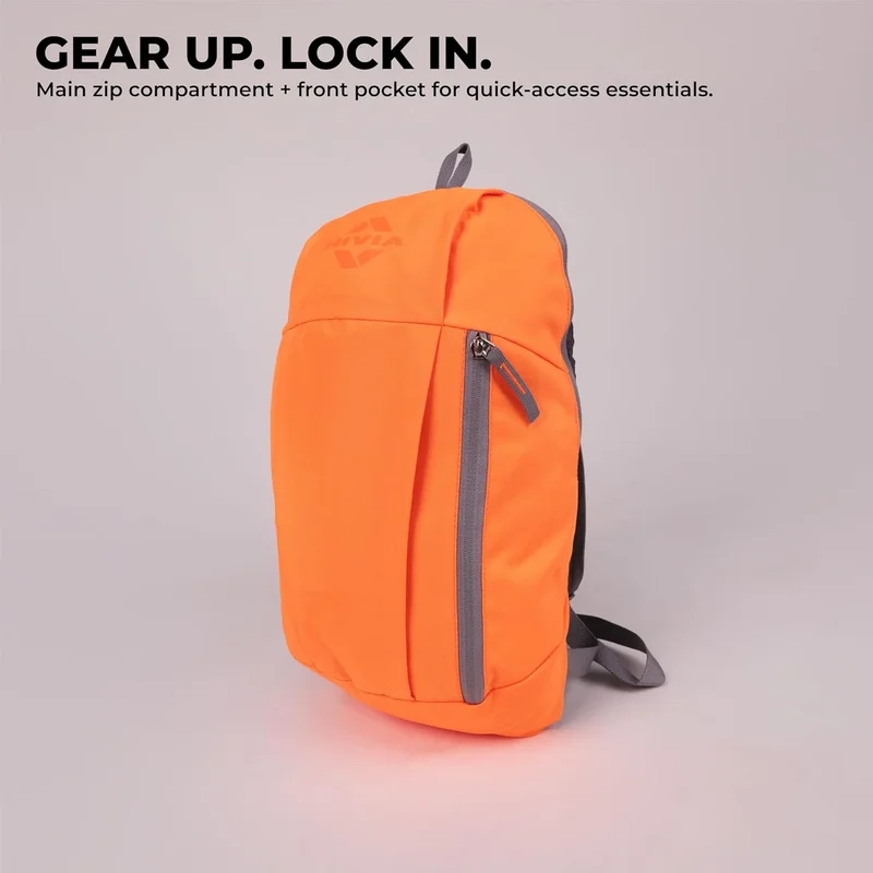 نيفيا Nivia Pulse Backpack - Orange Polyester Gym Bag