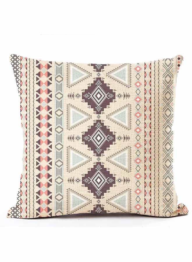 NIBEMINENT Bohemian Style Geometric Pattern Decorative Cushion Cover Multicolour 45x45centimeter